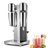 Macchina per frappè elettrica a doppia testa, macchina per frappè silenziosa commerciale in acciaio inossidabile 18000RMP con tazza da 800 ml, per frullatore per bevande, creatore di agitazione, tè Bu