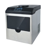 Macchina per il ghiaccio autopulente per piano di lavoro, a basso rumore, portatile, facile da usare, ideale per casa, cucina, ufficio, ristorante, bar, caffetteria