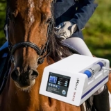 Macchina per terapia ad onde d’urto per uso veterinario, energia regolabile 10 ~ 300 MJ, promuove la guarigione dei tessuti e il sollievo dal dolore per cavalli, efficace per condizioni acute e