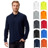 Magliette Polo Manica Lunga Personalizzate Stampa con Logo o Ricamo per Aziende ed Eventi, Abbigliamento Personalizzato Promozionale da Lavoro (50)