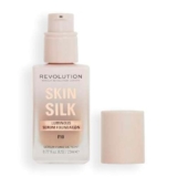 Makeup Revolution, Skin Silk Serum Foundation, Light to Medium Coverage, Contains Hyaluronic Acid, F10, 23ml