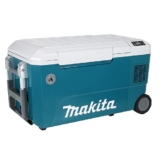 Makita CW002GZ01 – Contenitore di raffreddamento e calore a batteria, 40 V, max. 50 litri (senza batteria, senza caricatore), colore: petrolio/bianco