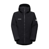 Mammut Crater IV HS Hooded Jacket Men | Giacca Impermeabile da Uomo per Trekking e Attività Outdoor | Nero, XL