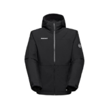 Mammut Treeline 3 in 1 HS Hooded Jacket Men | Giacca Isolante Gore-Tex da Uomo con Cappuccio | Nero, XL