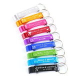 Matchore Party 60pcs personalizzati bomboniere apribottiglie portachiavi personalizzato, logo testo inciso, bomboniere per gli ospiti, forniture per anniversari di festa, 60 Pezzi.