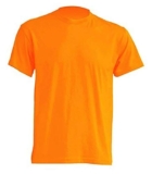 Mister Patch T-Shirt JHK Modello Ocean – 100% Cotone (TG S Uomo EU, Arancio)