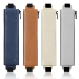 MoKo Portapenne Elastico per Taccuino, 4 Pezzi Astuccio Matite in Pelle PU con Fascia Regolabile Legato a Quaderno, Borsa di Cancelleria Materiale Scolastico Forniture per Ufficio