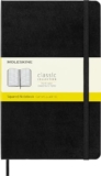 Moleskine Classic Notebook, Taccuino a Quadretti, Copertina Rigida e Chiusura ad Elastico, Formato Large 13 x 21 cm, Colore Nero, 240 Pagine