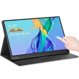 Monitor portatile, 4K 15,6 pollici, 1920 × 1080 Full HD con monitor touchscreen HDMI/Type-C/USB-C 72% con gamma di colori, altoparlante ultrasottile incorporato per Switch Laptop PC PS4 Xbox phone