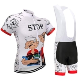 Moxilyn Abbigliamento Ciclismo da Uomo,Maglia Manica Corta+Pantaloncini,Cuscino Gel 9D,Ciclismo Moda Set Completo,Ciclismo Ciclismo Jerseys per Uomo,Ad Asciugatura Rapida Traspirante