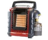 Mr Heater Riscaldatore a Gas Portatile MH9BDF – Riscaldamento Tenda Campeggio – Stufa a Gas per Campeggio – Spazi Fino a 26M2 – Adatta per Propano 31 e Cartucce di Butano/Propano