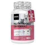 Multivitaminico Gatto e Cane con Minerali, 365 Compresse per Sistema Immunitario, Ossa, Articolazioni e Pelo, Integratore Cane e Gatto per Tutte le Razze, 18 Minerali Vitamine Cane e Vitamine Gatto