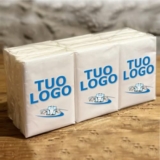 N. 1000 pacchetti personalizzati di fazzoletti di carta tissue 4 veli – Materiali FSC biodegradabili