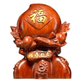 NEBE Decorazione della Scrivania Ornamenti in Legno Intagliato Mogano Casa Compleanno Regalo di Compleanno Decorazioni Artigianali in Legno Zen Decorazione