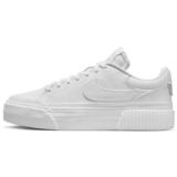 NIKE Wmns Court Legacy Lift, Sneaker Donna, White/White-White, 38 EU