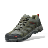 NORTIV 8 Scarpe da Escursionismo Uomo Trekking Arrampicata Sportive All’aperto Impermeabili Traspiranti Sneakers Armee/Grün/Schwarz/Orange 160448_Low-E Größe 44 (EUR)