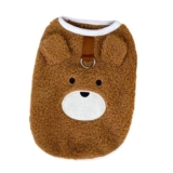 NWSDZXF Vestiti per Cani Abbigliamento Invernale per Animali Domestici per Cani Piccoli Gatti Giacca Caldo Chihuahua Teddy Abbigliamento Shih Tzu Costume Cappotti Pug-Giallo-s