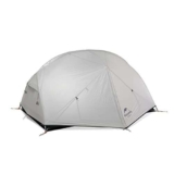Naturehike Tenda Mongar 2 Persone Tenda da Campeggio Tenda a Cupola Tenda Ultraleggera Tenda Impermeabile in Silicone con Robusta Lega di Alluminio 7001 Ampio Spazio per Dormire (20D Grigio)