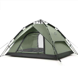 Naturehike Tenda Pop Up Tenda da Campeggio Automatica 3/4 Persone Tenda a Cupola a Due Piani Tenda Familiare Grande con Borsa per Il Trasporto (Verde – 4P)