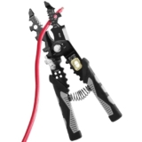 Navaris Pinza Multiuso 25 in 1 – Multitool Tascabile – Attrezzo Multifunzione con Manico Ergonomico – in Acciaio CR-V – Pinze da Elettricista – Attrezzi Fai da Te Campeggio – Nero