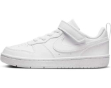Nike Court Borough Low Recraft PS, Scarpe con Lacci, White/White/White, 34 EU