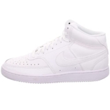 Nike Wmns Court Vision Mid, Scarpe da Ginnastica Donna, Bianco Bianco Bianco Bianco 100, 38 EU