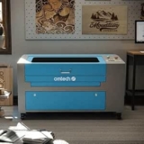 OMTech 60W 400x600mm Macchina per Incisione Laser CO2 Incisore Laser con Pannello di Controllo Digitale Aria Assistita RDWorks e Ruote Incisore con Taglio Laser Commerciale per Legno Vetro Acrilico