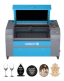 OMTech 60W Macchina per Incisione Laser CO2 500x700mm Incisore Laser con Pannello di Controllo Digitale Aria Assistita RDWorks e Ruote Incisore con Taglio Laser Commerciale per Legno Vetro Acrilico