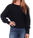 ONLY Onladaline Life L/S-Maglione Corto Noos, Nero (Black), M Donna