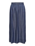 ONLY Onlpema Venedig Long Skirt DNM Qyt Noos Gonna, Blu Jeans Scuro, S Donna