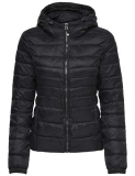 Only Short Quilted Jacket Giacca, Nero (Black), L Donna