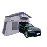 Owen Tenda da Tetto Colore Grigio I per Campeggio e Viaggi I Versione Two + I con Pre-Tenda I con Scala I Robusta e Durevole I Facile da installare