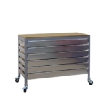 PANCA DA LAVORO SIMONWORK CON RUOTE BT5 BOX6 1500 GRIGIO/LEGNO