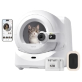 PETKIT Purobot Ultra Lettiera Gatto Autopulente, Lettiera Automatica per Gatti con Telecamera AI, 360° Tracciamento Comportamentale, Visione Notturna, Sacchetti Senza Contatto per Più Gatti