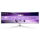 PHILIPS Evnia 49M2C8900AM – Monitor gaming curvo OLED QD da 49 pollici, 240 Hertz, 0,03 ms GtG, HDR400, Ambiglow (5120×1440, HDMI 2.1, DisplayPort 1.4, USB-C, Hub USB) bianco
