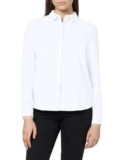 PIECES Pcirena Ls Oxford Shirt Noos-17087952, Camicia Donna, Bianco (Bright White Bright White), L