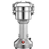 PLMNBQWE Macinacaffè Elettrico per Cereali, macinacaffè in Acciaio Inossidabile, Macchina per Polvere medicinale per Famiglie da 150 g