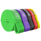 POWER GUIDANCE Set di 5 bande elastiche fitness, Elastico Fitness per Trazioni, Bande Elastici Fitness con Borsa, Bande Elastiche di Resistenza, Resistance Bands per Calisthenics, Freeletics