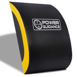 POWER GUIDANCE addominale tappetini per il fitness – addominali e core Trainer Mat per gamma completa di movimento Ab allenamenti (Nero, #1)