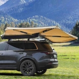 PRUJOY Tenda Laterale per Auto a 270° Tenda Laterale per SUV Tenda da Campeggio per Esterni con Guida autonoma Tenda a Forma di ventaglio per Campeggio da Viaggio