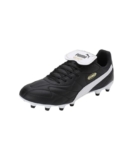 PUMA King Top Fg/AG, Soccer Shoe Unisex-Adulto, Black White Gold, 42 EU