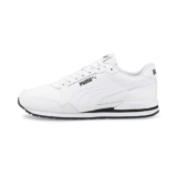 PUMA St Runner V3 L, Sneaker Unisex-Adulto, White/White/Black, 43 EU