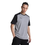 PUMA Teamcup Casuals Tee, Maglietta Uomo, Grigio Erica, M