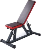 Panca Pesi Pieghevole,Panca da allenamento regolabile, panca con manubri regolabile, attrezzatura fitness multifunzionale, dispositivo per sollevamento pesi, tavola supina, attrezzo ginnico