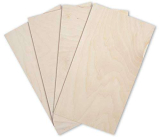 Pannello Spessore 4 mm Legno Multistrato Tavola Multiplex Taglio Compensato Massiccio di Betulla non Trattato Piano Multiuso per il Fai da Te e Bricolage, Lunghezza 110 cm, Larghezza 40 cm