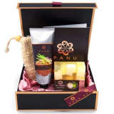 Panu Natural Set Regali Relax Per Donna – Beauty Box Regalo Premium – Set Benessere – Regalo Di Natale Di Alta Qualità Con Biglietto Di Auguri Piccolo