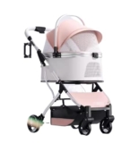 Passeggino Cani Passeggino Cane Passeggino Per Cani A 4 Ruote Passeggino Pieghevole Per Gatti 3 In 1 Con Cestino Portaoggetti Staccabile Per Cani Di Taglia Piccola E Media Passeggino per Cani Passeggi