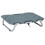 PawHut Brandina per Cani Cuccia Lettino Rialzata Pieghevole per Esterno Interno 59x46x15cm, Grigio