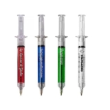 Penna a Forma di Siringa Personalizzata Idea Regalo Gruppo Studio Università Festa Laurea Medicina Dottori Infermieri Gadget Pubblicitari Aziendali Natalizi Fine Anno Fiere Convention Farmacia Clinica