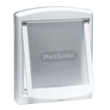 PetSafe Staywell – Porta per Animali Domestici a 2 Vie, Installazione Rapida, Facile da Montare, Chiusura a 2 Vie, per Tutti Gli Animali Domestici – Piccola – Bianca